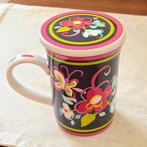 Vera Bradley Ribbons Porcelain Mug Set